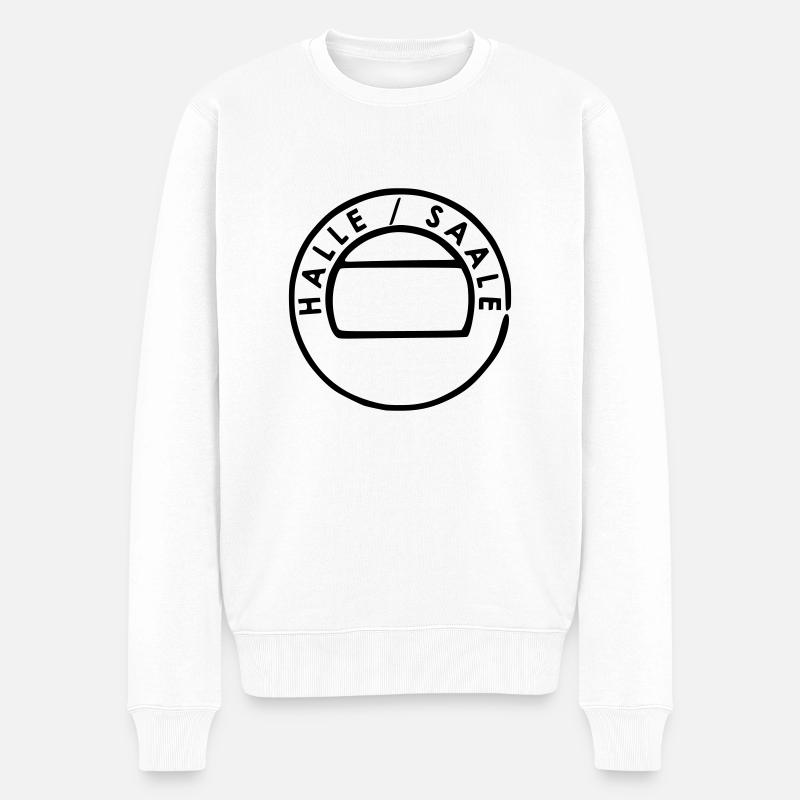 stadthalle - Pull Premium bio Homme - blanc