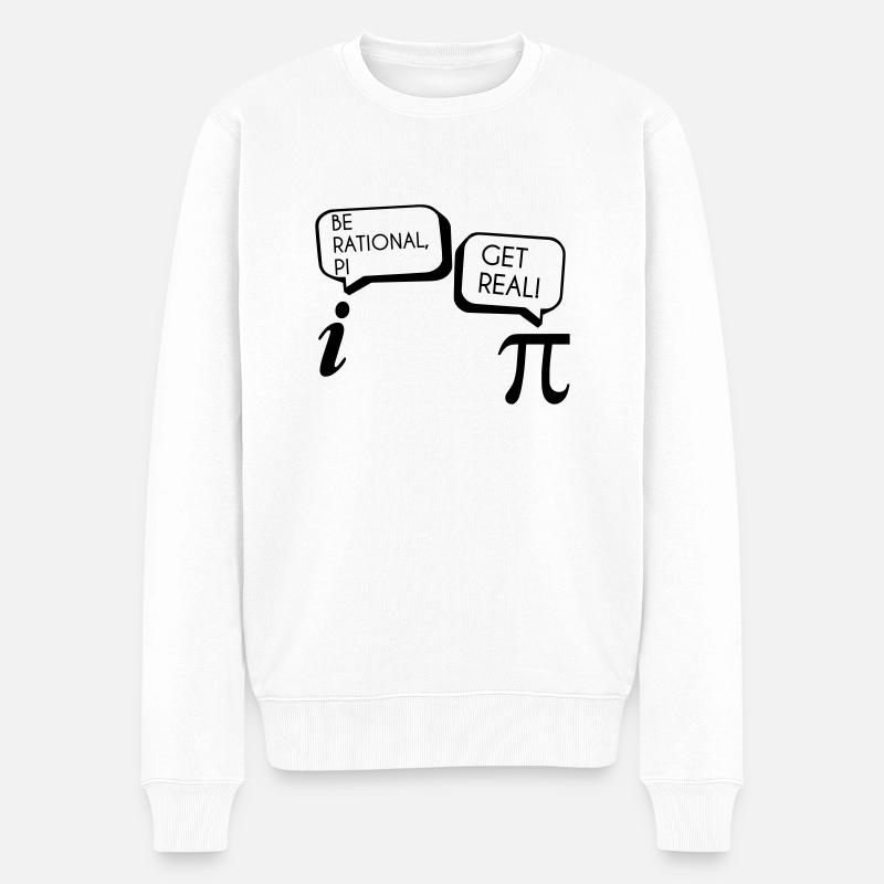 Pi und I Tassen & Zubehör - Männer Premium Bio Pullover - Weiß