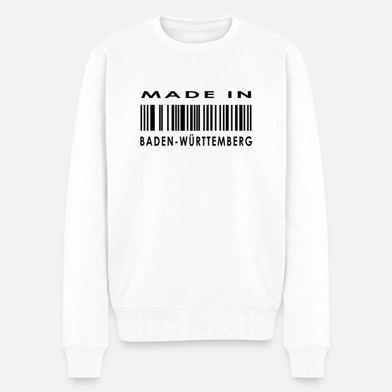 Made in Baden-Württemberg - Männer Premium Bio Pullover - Weiß
