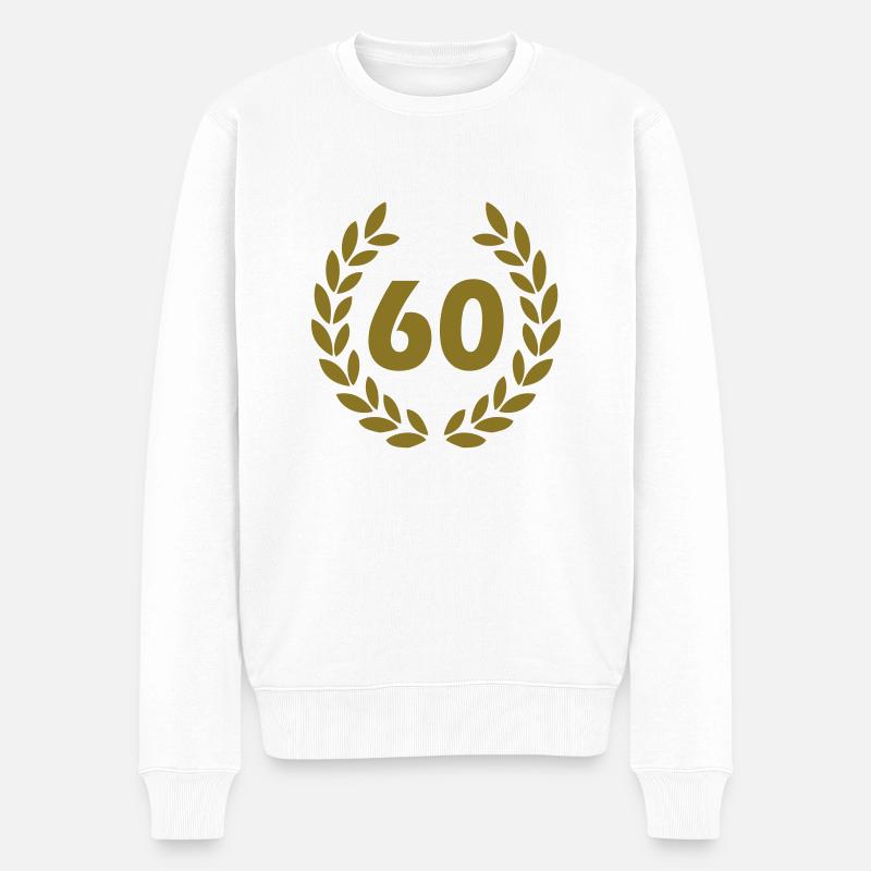 60 - Pull Premium bio Homme - blanc