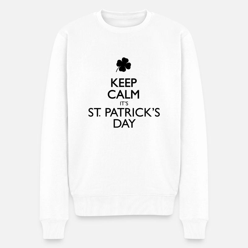 It's St. Patricks Day - Pull Premium bio Homme - blanc