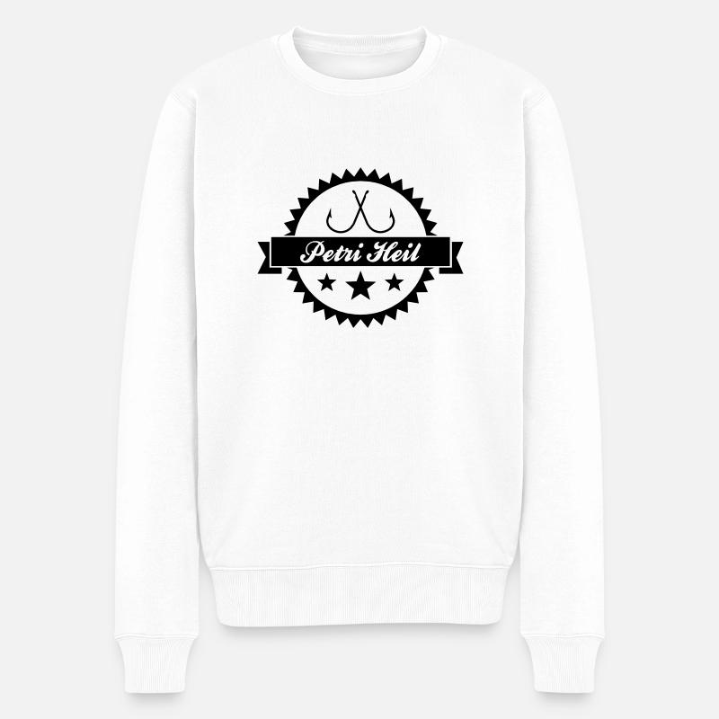 Petri Heil - Pull Premium bio Homme - blanc