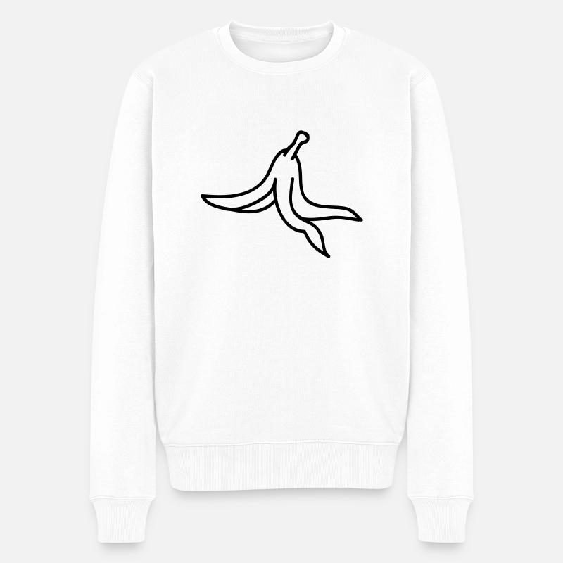 Banana Peel - Pull Premium bio Homme - blanc