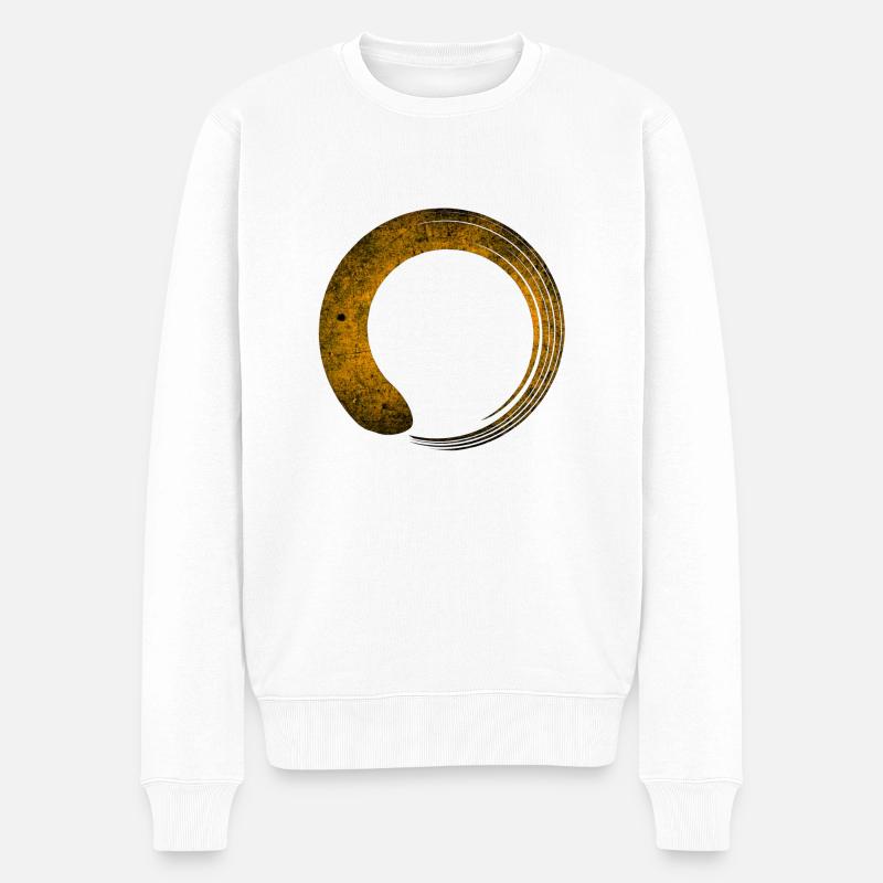 Bouddhisme Zen Japon - Pull Premium bio Homme - blanc