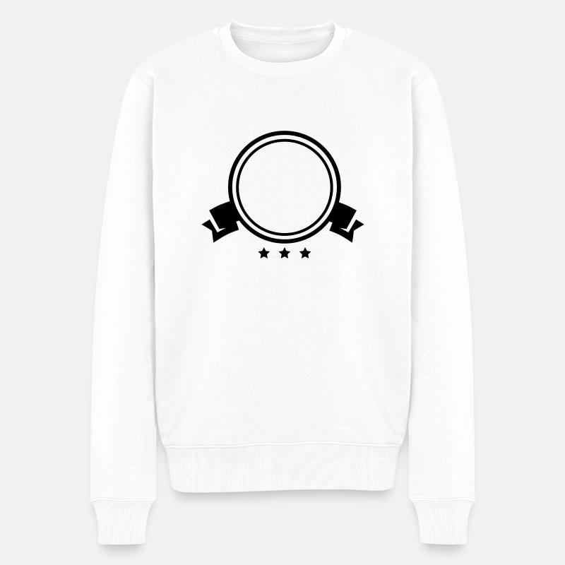 empty_cycle_f1 - Pull Premium bio Homme - blanc