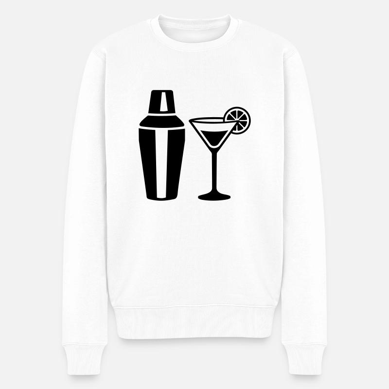 Cocktail - Pull Premium bio Homme - blanc