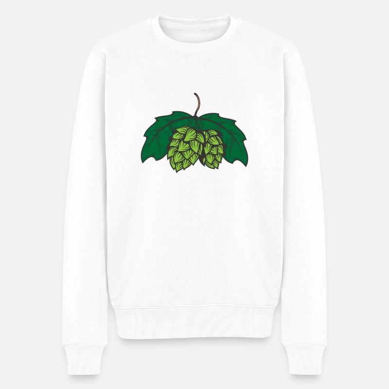 Houblon - Pull Premium bio Homme - blanc