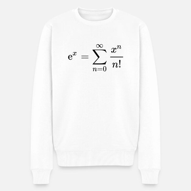 EulerscheZahl - Männer Premium Bio Pullover - Weiß