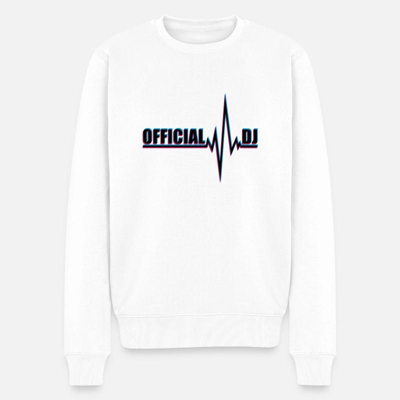 DJ officiel de Puls - Pull Premium bio Homme - blanc