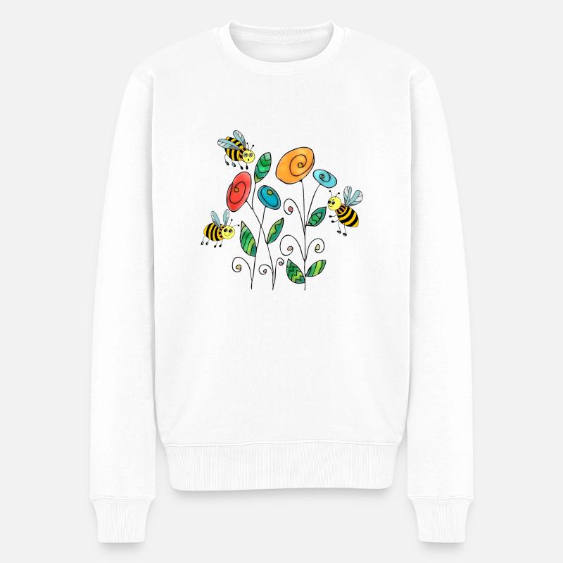 Insectes - Pull Premium bio Homme - blanc