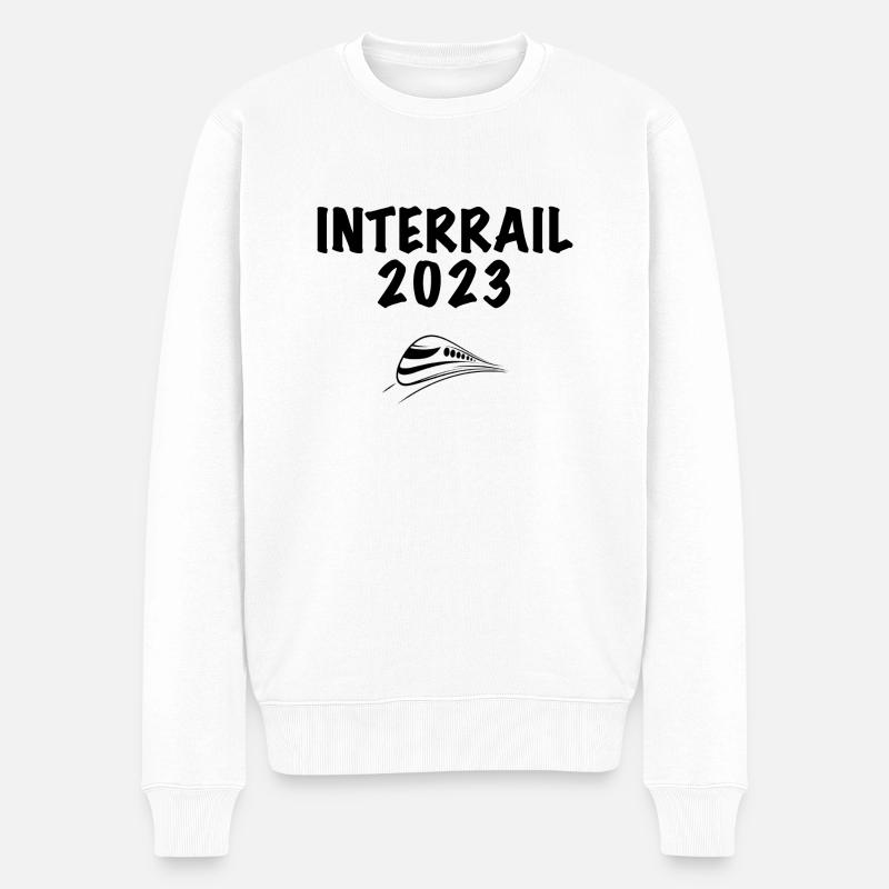 Interrail 2023 - Pull Premium bio Homme - blanc