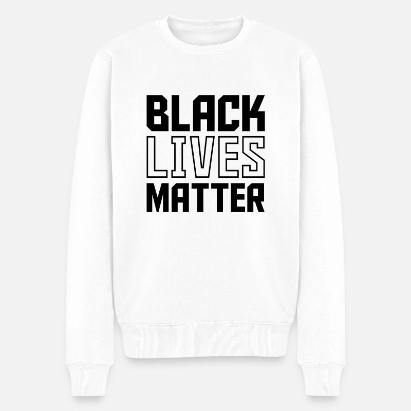Vies noires - Pull Premium bio Homme - blanc