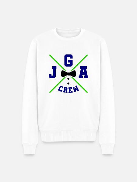 jga crew - Männer Premium Bio Pullover - Weiß