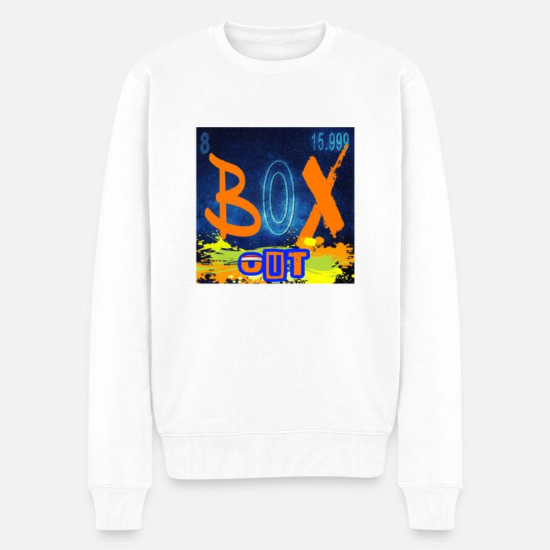 BOX OUT CHEMISTRY - Pull Premium bio Homme - blanc