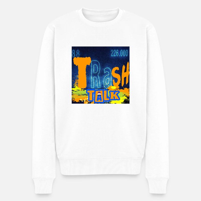 TRASHTALK Chemie - Männer Premium Bio Pullover - Weiß