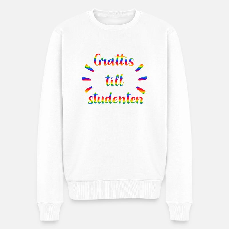 Abschlussfeier 2024 Abiturfeier - Männer Premium Bio Pullover - Weiß