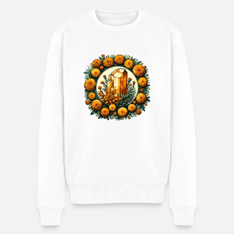 Soucis de citrine - Pull Premium bio Homme - blanc