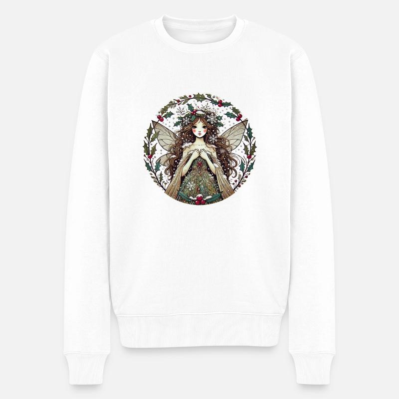 Fée de Noël - Pull Premium bio Homme - blanc