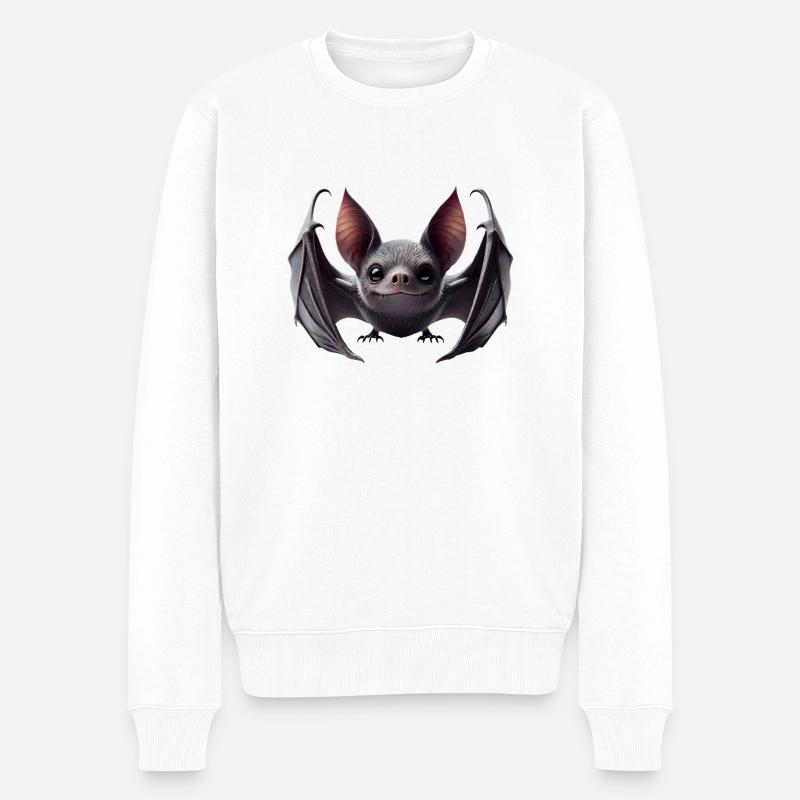 Chauve-souris 2 - Pull Premium bio Homme - blanc