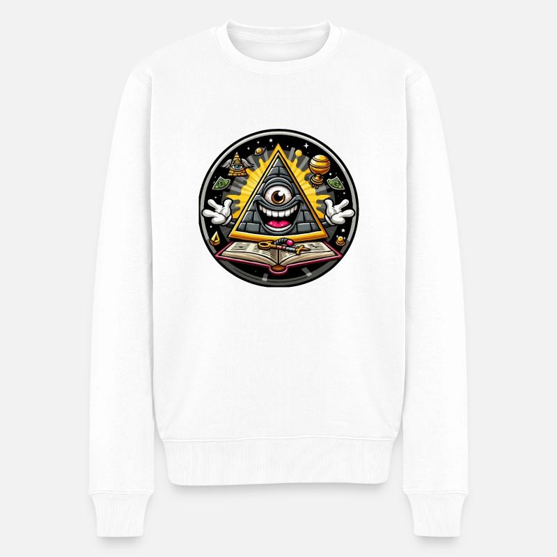 Illumination - Pull Premium bio Homme - blanc