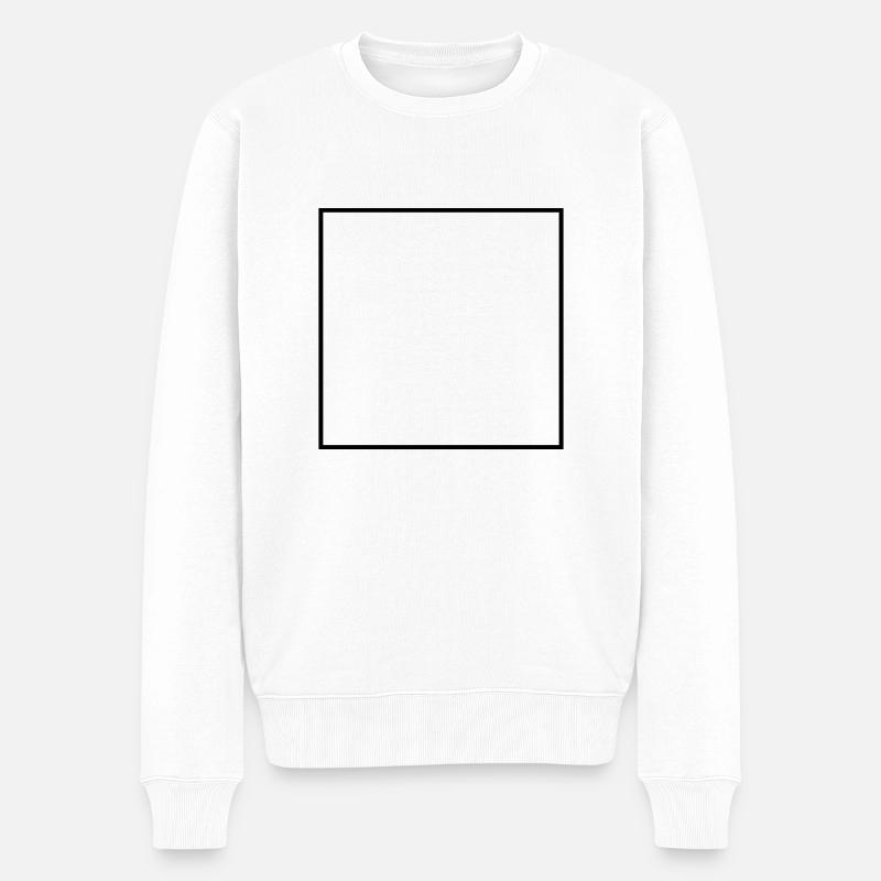 Carré - Pull Premium bio Homme - blanc