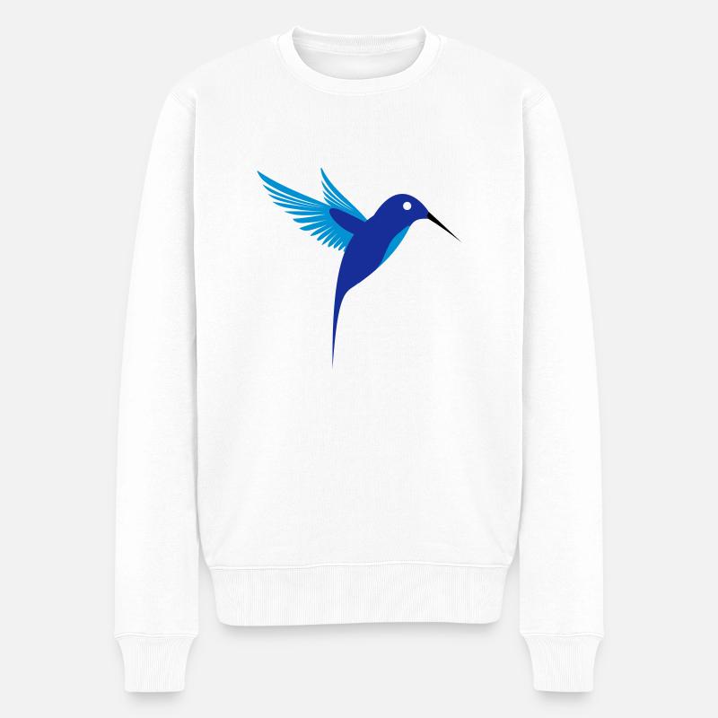 colibri HUMMINGBIRD - Pull Premium bio Homme - blanc