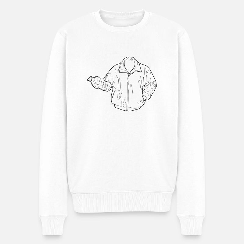 veste - Pull Premium bio Homme - blanc