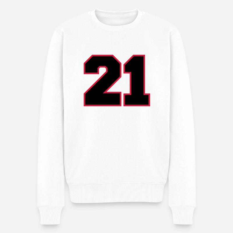 number21 - Pull Premium bio Homme - blanc