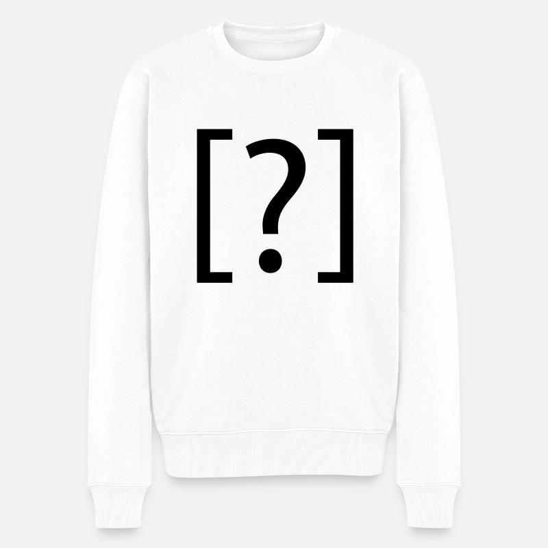 question ? - Pull Premium bio Homme - blanc