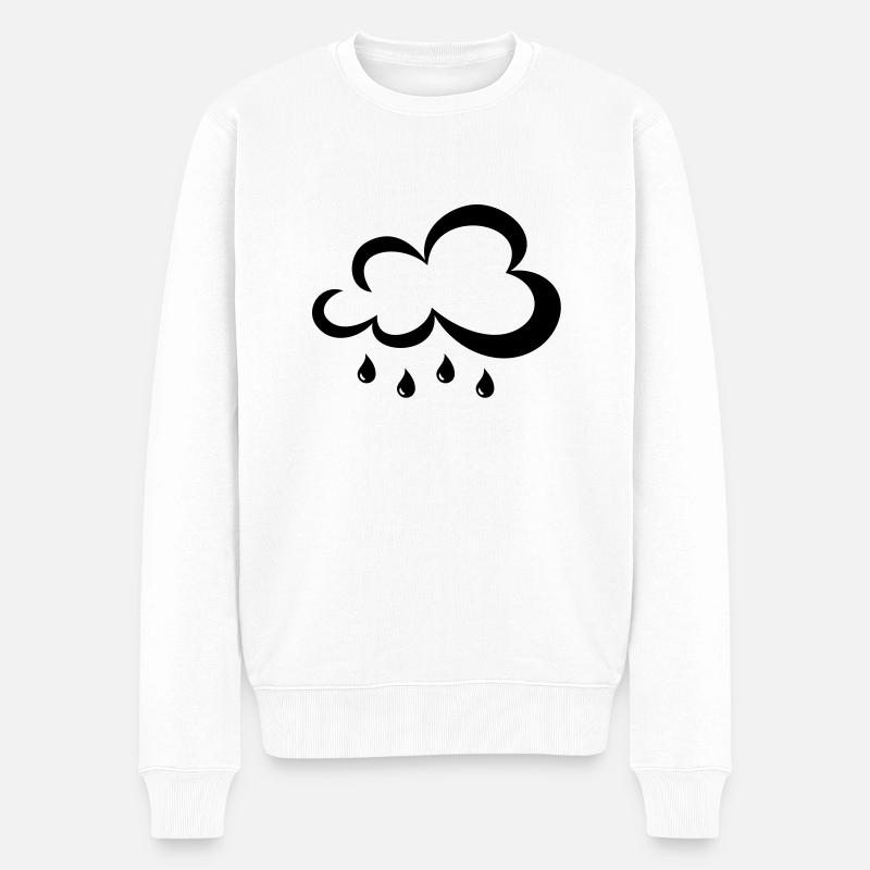 Nuage de pluie - Pull Premium bio Homme - blanc
