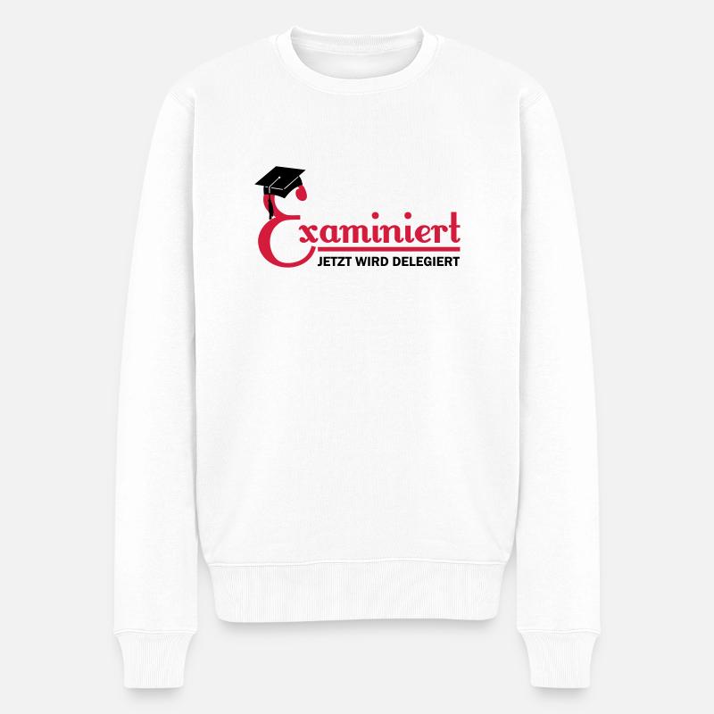 examiniert - jetzt wird delegiert - Pull Premium bio Homme - blanc