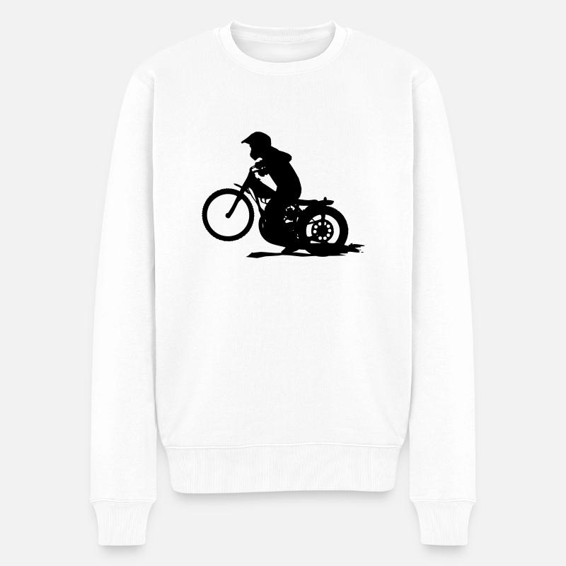 Speedway - Pull Premium bio Homme - blanc