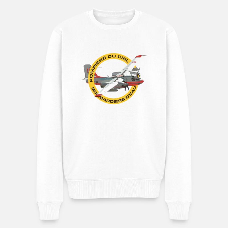 Tracker bombardier d'eau - Pull Premium bio Homme - blanc