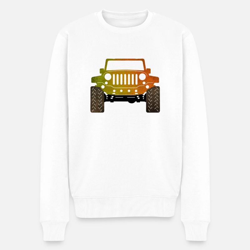 jeep - Pull Premium bio Homme - blanc