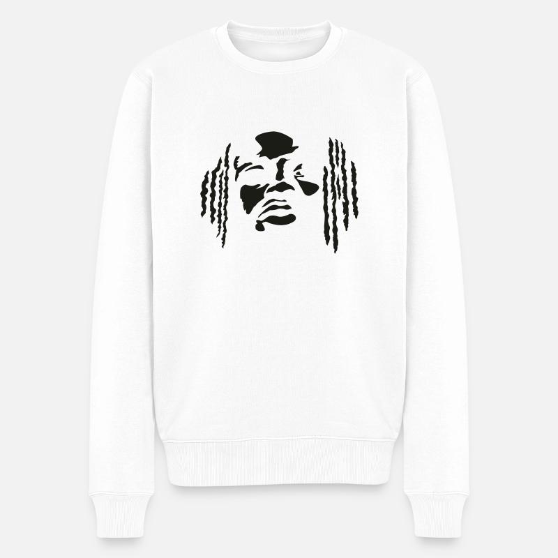 Rasta - Pull Premium bio Homme - blanc