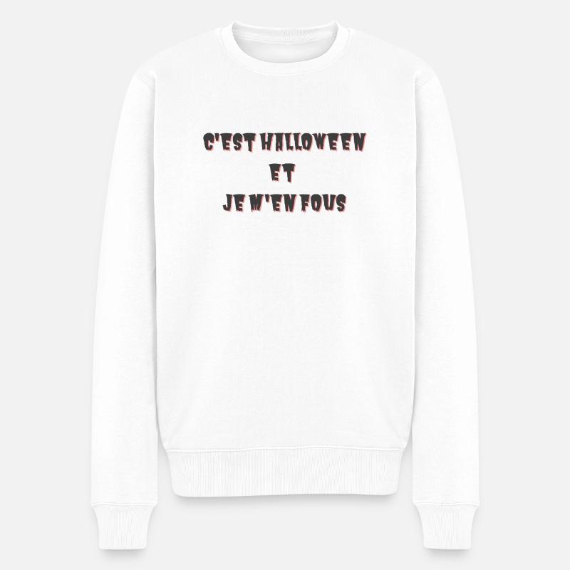 halloween - Pull Premium bio Homme - blanc
