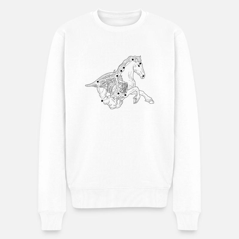 Constellation - Pull Premium bio Homme - blanc