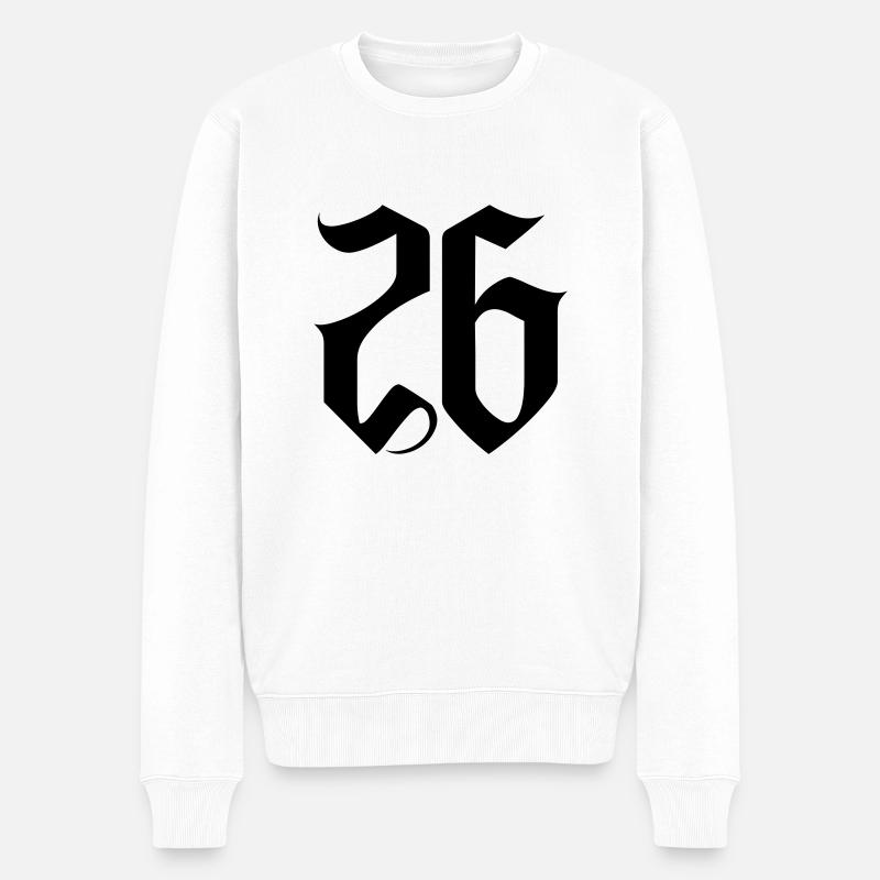 26 - Pull Premium bio Homme - blanc