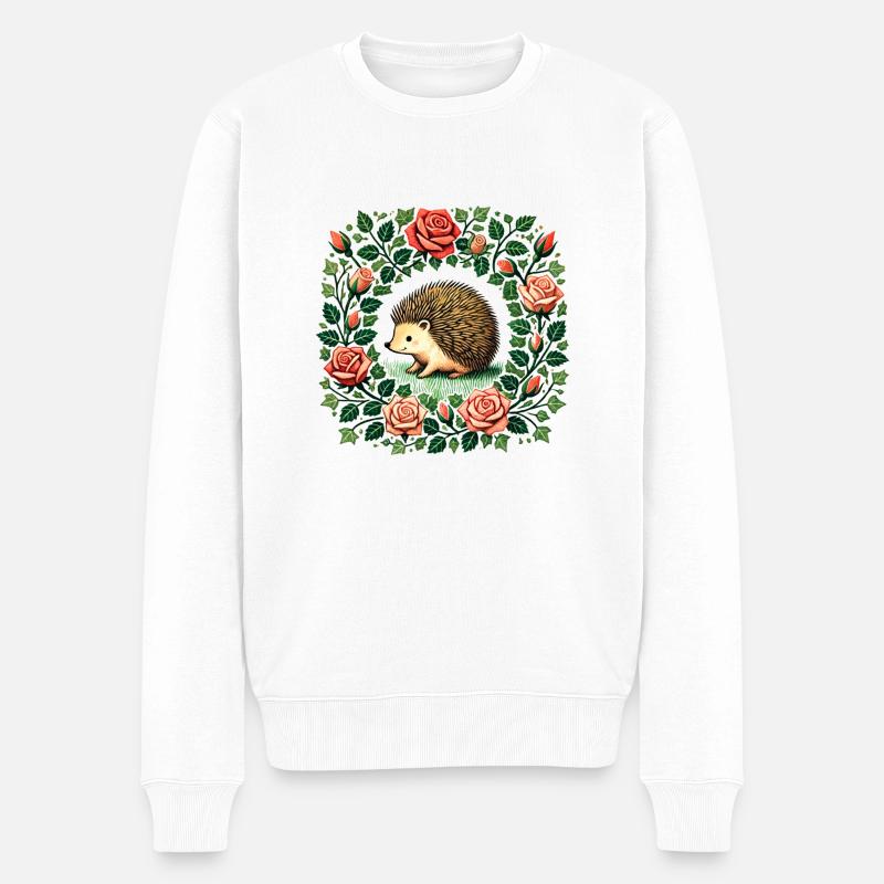Hérisson - Pull Premium bio Homme - blanc