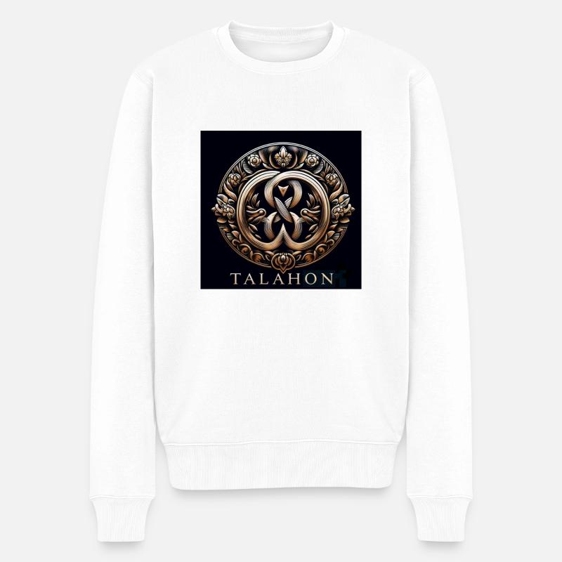 Talahon Empire - Männer Premium Bio Pullover - Weiß