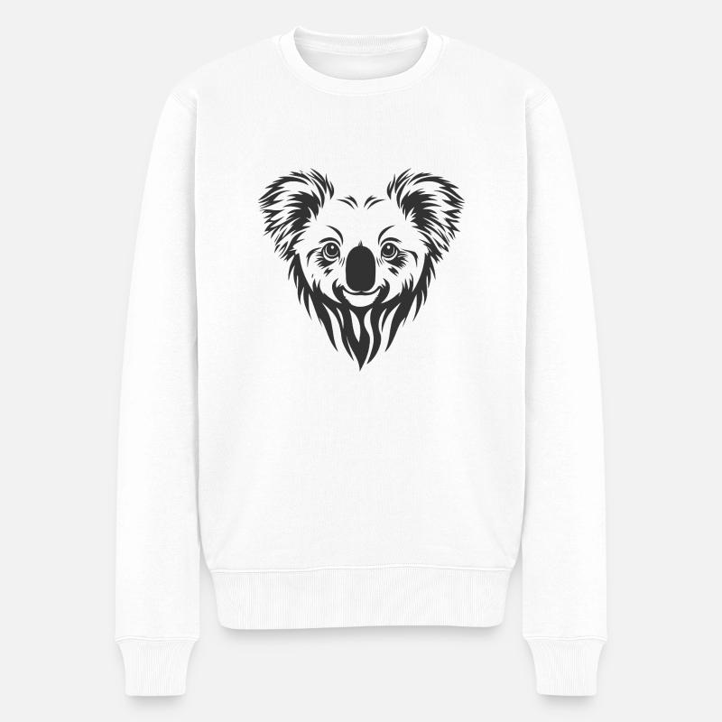 Koala - Pull Premium bio Homme - blanc