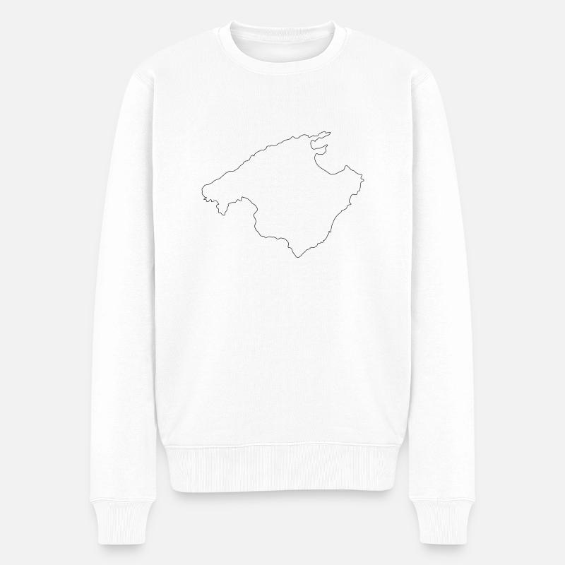 Majorque - Pull Premium bio Homme - blanc