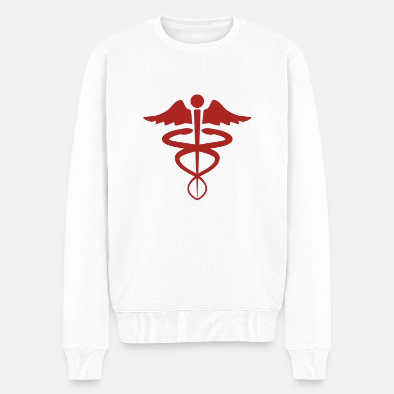 aeskulap_2 - Pull Premium bio Homme - blanc