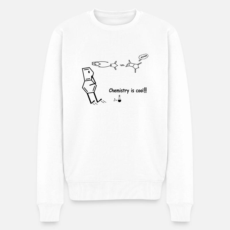 Chemistry is cool! - Pull Premium bio Homme - blanc