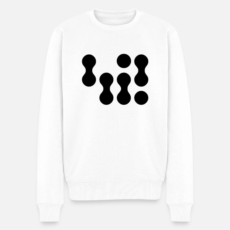 42 (weißer Text) EPS - Männer Premium Bio Pullover - Weiß