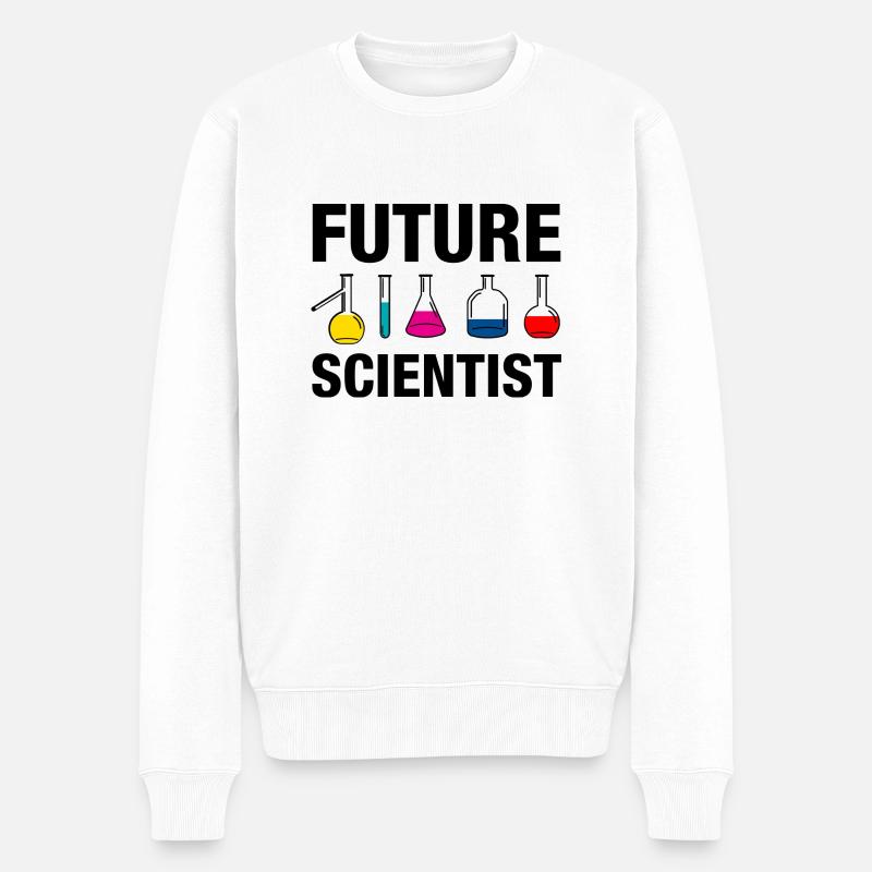 Future Scientist - Pull Premium bio Homme - blanc