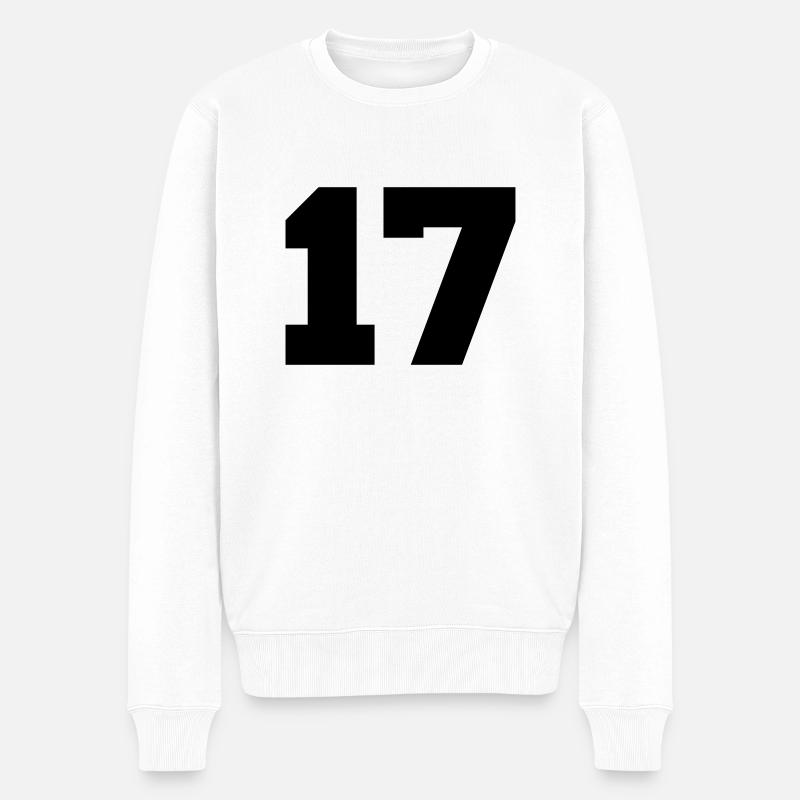 17 - Pull Premium bio Homme - blanc