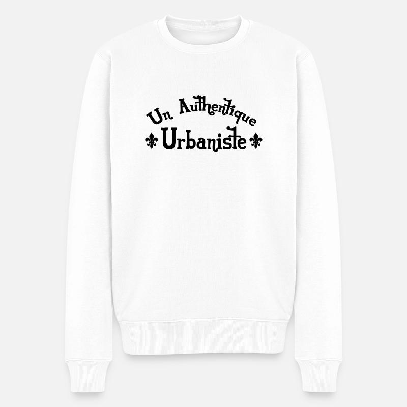 Urbaniste / Architecte / Architecture / Urbanisme - Pull Premium bio Homme - blanc
