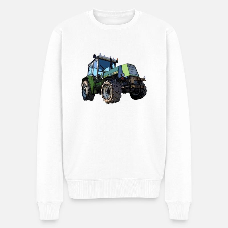 ZT 325 Traktor - Männer Premium Bio Pullover - Weiß