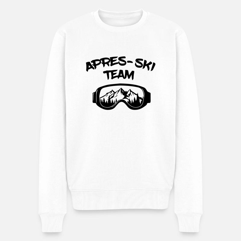 Apres Ski Team - Männer Premium Bio Pullover - Weiß
